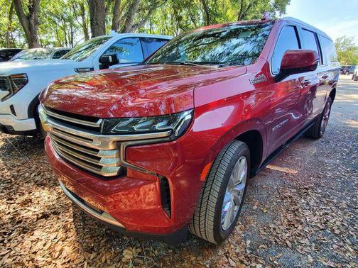 Cherry Red 2021 Chevrolet Suburban 2WD High Country