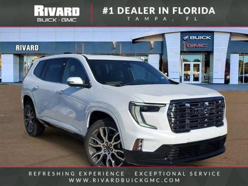 Glacier White Tricoat 2026 GMC Acadia Denali