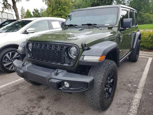 Sarge Green Clearcoat 2024 Jeep Wrangler Willys