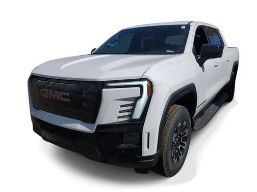 Summit White 2026 GMC Sierra EV Standard Range Elevation