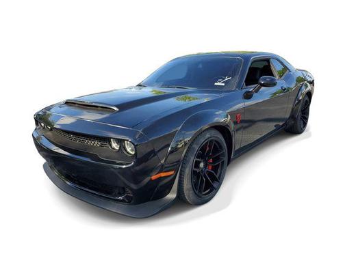 Pitch Black Clearcoat 2023 Dodge Challenger SRT Hellcat