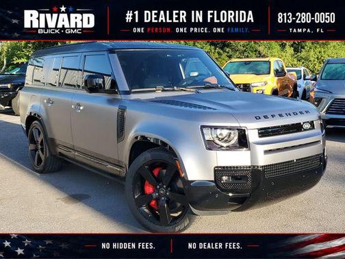 Gray 2023 Land Rover Defender 130 X-Dynamic SE
