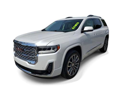 White Frost Tricoat 2020 GMC Acadia Denali