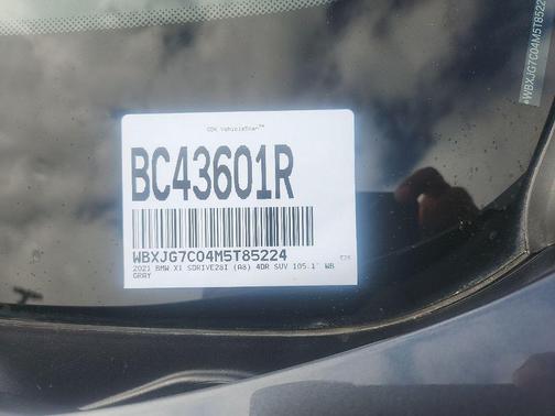 Mineral Gray Metallic 2021 BMW X1 sDrive28i