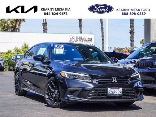 Black 2022 Honda Civic Sport