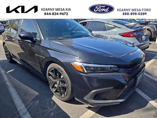 Black 2022 Honda Civic Sport