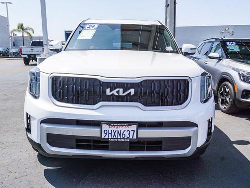 Glacial White Pearl 2024 Kia Telluride EX