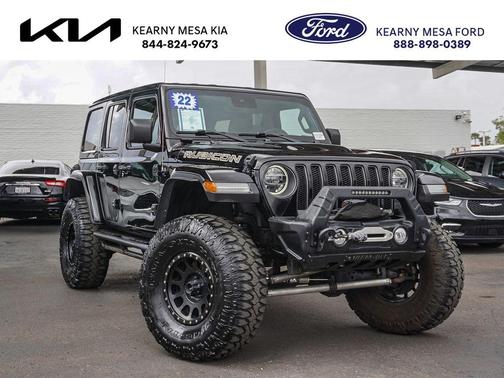 Black Clearcoat 2022 Jeep Wrangler Unlimited Rubicon