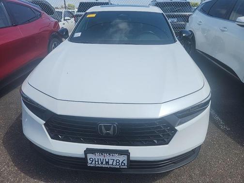 White 2023 Honda Accord Hybrid Sport
