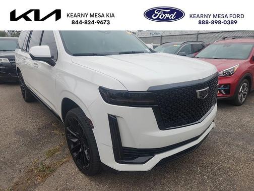 Crystal White Tri-Coat 2022 Cadillac Escalade ESV Premium Luxury
