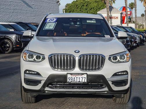 Mineral White Metallic 2020 BMW X3 xDrive30i