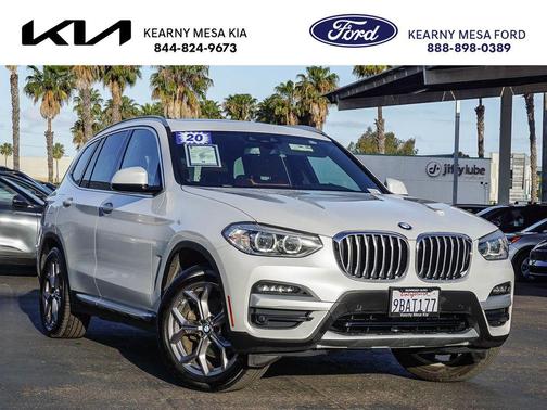 Mineral White Metallic 2020 BMW X3 xDrive30i