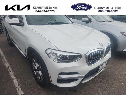 Mineral White Metallic 2020 BMW X3 xDrive30i