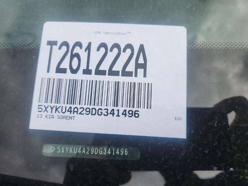 Ebony Black 2013 Kia Sorento EX