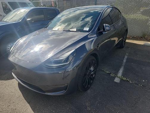 Gray 2023 Tesla Model Y Performance