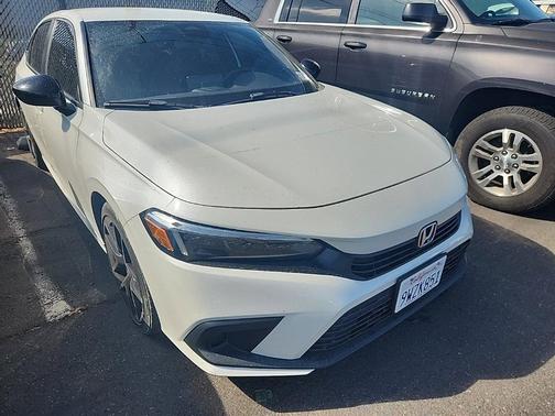 White 2022 Honda Civic Sport