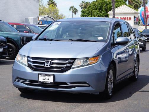 Blue 2014 Honda Odyssey EX-L