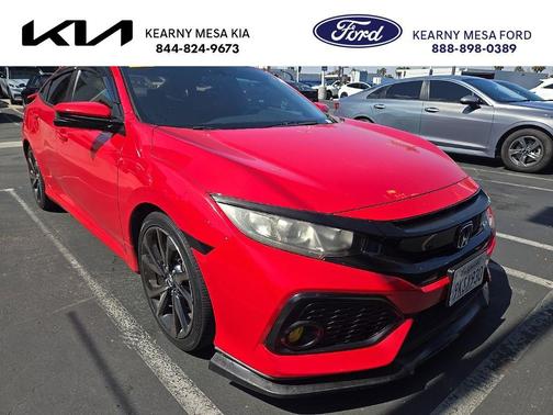 Red 2017 Honda Civic Si