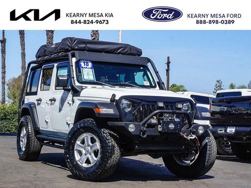 Bright White Clearcoat 2018 Jeep Wrangler Unlimited Sport