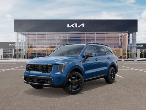 Mineral Blue 2026 Kia Sorento Hybrid X-LINE SX PRESTIGE