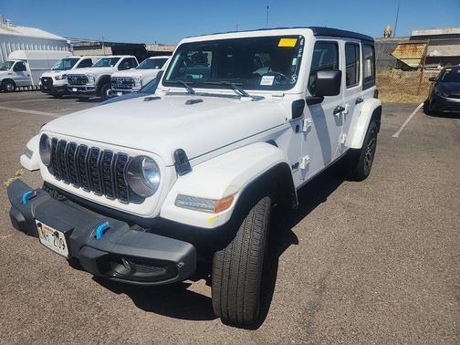 Bright White Clearcoat 2024 Jeep Wrangler 4xe Sport