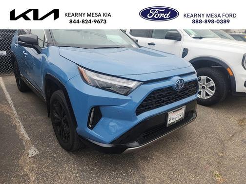 Midnight Black Metallic 2023 Toyota RAV4 Hybrid XSE