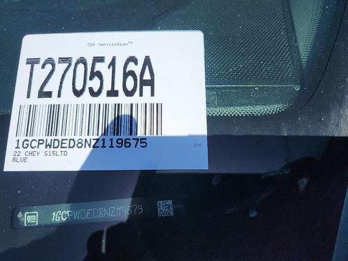 Northsky Blue Metallic 2022 Chevrolet Silverado 1500 Limited RST