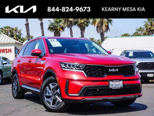 Runway Red 2022 Kia Sorento Hybrid S