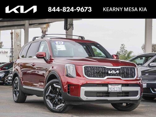 Red 2023 Kia Telluride EX