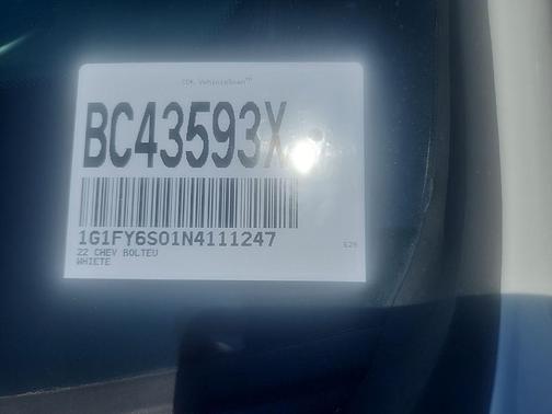 Summit White 2022 Chevrolet Bolt EUV LT