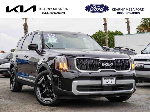 Ebony Black 2024 Kia Telluride EX