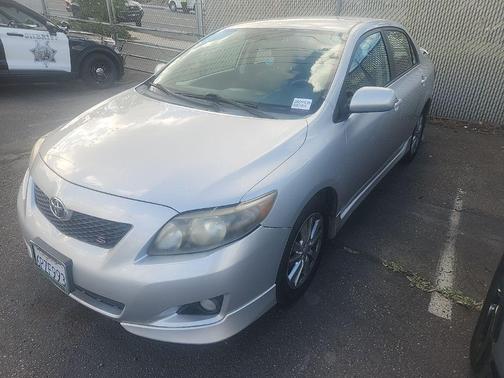 Silver 2010 Toyota Corolla S