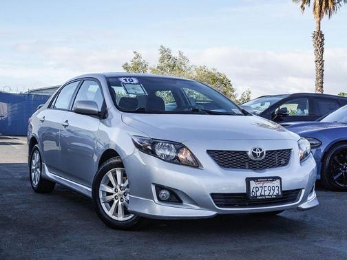 Silver 2010 Toyota Corolla S