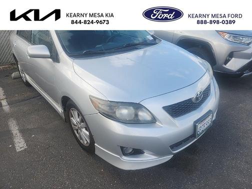 Silver 2010 Toyota Corolla S