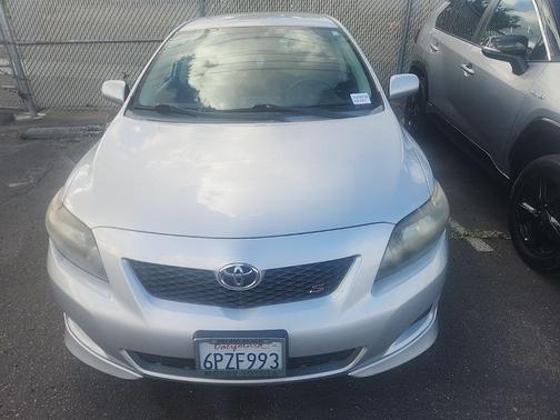 Silver 2010 Toyota Corolla S