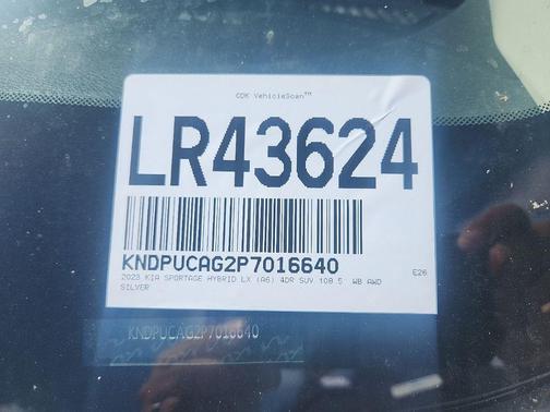 Steel Gray 2023 Kia Sportage Hybrid LX