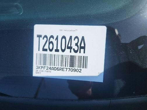 Gravity Gray 2024 Kia Forte LXS