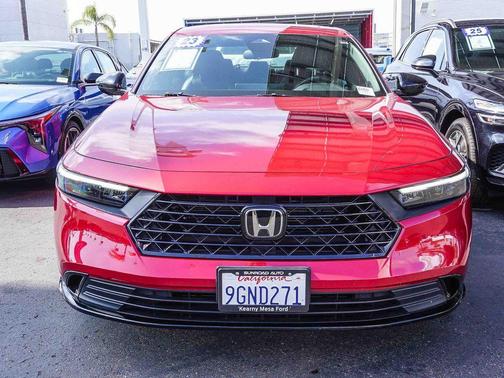 Red 2023 Honda Accord Hybrid Sport-L