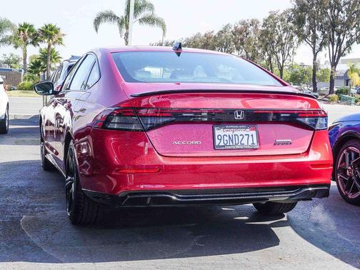 Red 2023 Honda Accord Hybrid Sport-L