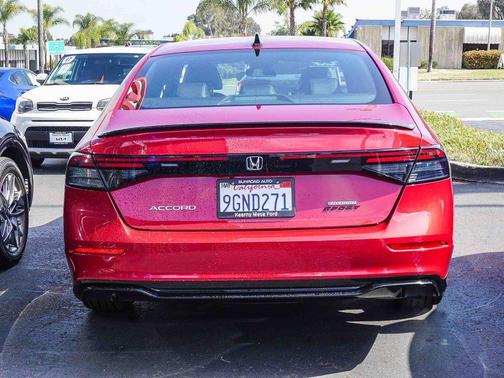 Red 2023 Honda Accord Hybrid Sport-L