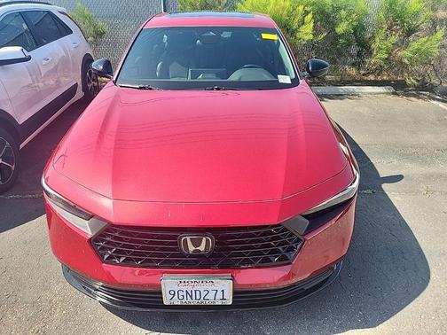 Red 2023 Honda Accord Hybrid Sport-L