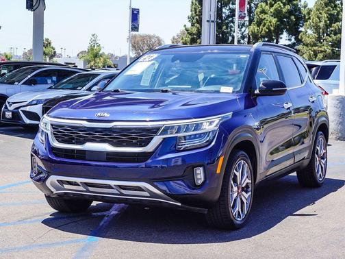 Dark Ocean Blue / Black Roof 2021 Kia Seltos SX