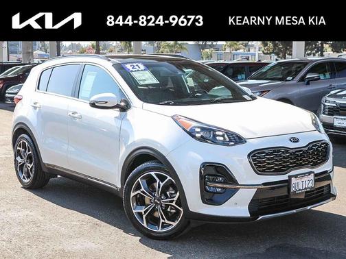 Snow White Pearl 2021 Kia Sportage SX Turbo