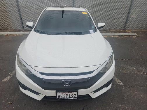White 2017 Honda Civic EX-T