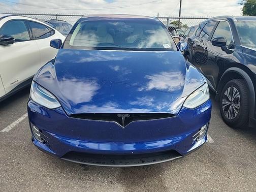 Blue 2017 Tesla Model X 100D