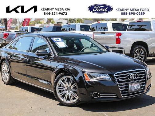 Black 2014 Audi A8 L 4.0T