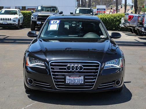 Black 2014 Audi A8 L 4.0T