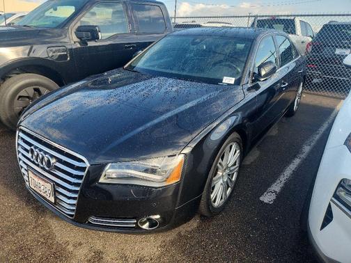 Black 2014 Audi A8 L 4.0T
