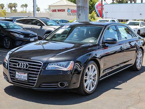 Black 2014 Audi A8 L 4.0T