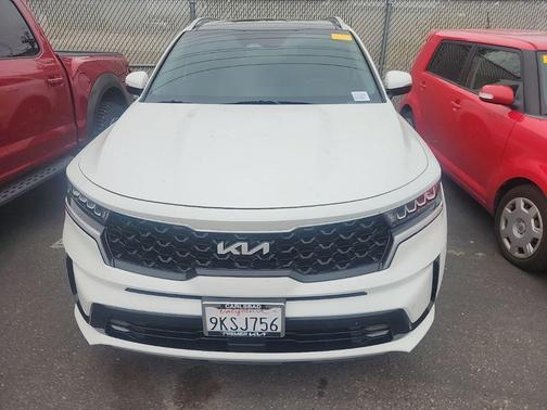 Snow White Pearl 2024 Kia Sorento Hybrid EX